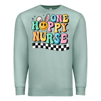 Seafoam one happy nurse Premium Sweatshirt - MaliasSmallBusiness