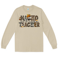 Mushroom nacho averange teacher Long Sleeve Tee - CowhideDigitalArt