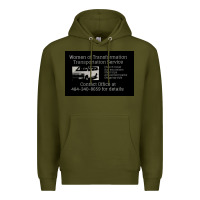 Army Green women of transformation 1 Premium Hoodie - chombo