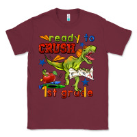 Burgundy ready to crush 1st grade Classic Tee - BundleAndBundleShop
