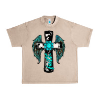 French Oak cross faith gemstone wings Urban Heavy Tee - RanaPortraitStore