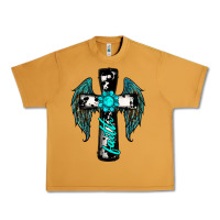 Peanut Butter cross faith gemstone wings Urban Heavy Tee - RanaPortraitStore