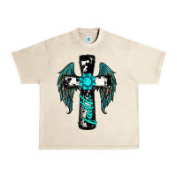 Sandshell cross faith gemstone wings Urban Heavy Tee - RanaPortraitStore