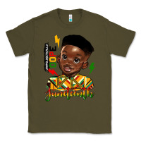 Army Green juneteenth black boy Classic Tee - HRA Design Shop