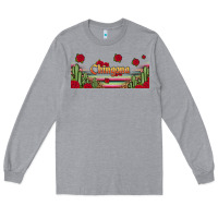 Heather Grey chingona 16oz libbey cup Long Sleeve Tee - HRA Design Shop