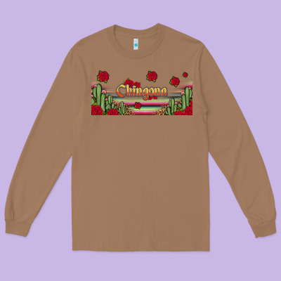 Chingona 16oz Libbey Cup Long Sleeve Tee Designed By Hra Design Shop