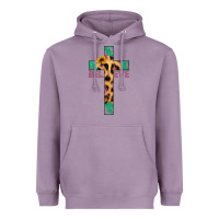 Lavender Believe Cross Heavyweight Hoodie - Jasminsmagicworld