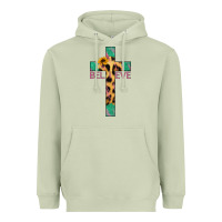 Matcha Believe Cross Heavyweight Hoodie - Jasminsmagicworld
