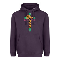 Plum Believe Cross Heavyweight Hoodie - Jasminsmagicworld