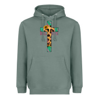 Sage Believe Cross Heavyweight Hoodie - Jasminsmagicworld