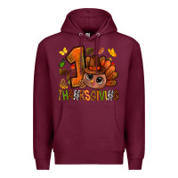 Burgundy my first thanksgiving with turkey bbs Premium Hoodie - BundleAndBundleShop