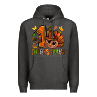 Charcoal Heather my first thanksgiving with turkey bbs Premium Hoodie - BundleAndBundleShop
