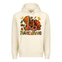 Sandshell my first thanksgiving with turkey bbs Premium Hoodie - BundleAndBundleShop