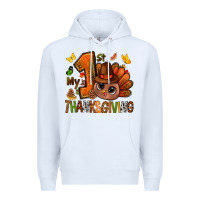 White my first thanksgiving with turkey bbs Premium Hoodie - BundleAndBundleShop