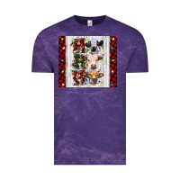 Cloud Purple ho ho ho christmas cow Vintage Tee - RanaPortraitStore