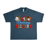 Midnight Navy busy raising ballers baseball Urban Heavy Tee - Zillion Design Studio