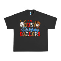 Pigment Black busy raising ballers baseball Urban Heavy Tee - Zillion Design Studio