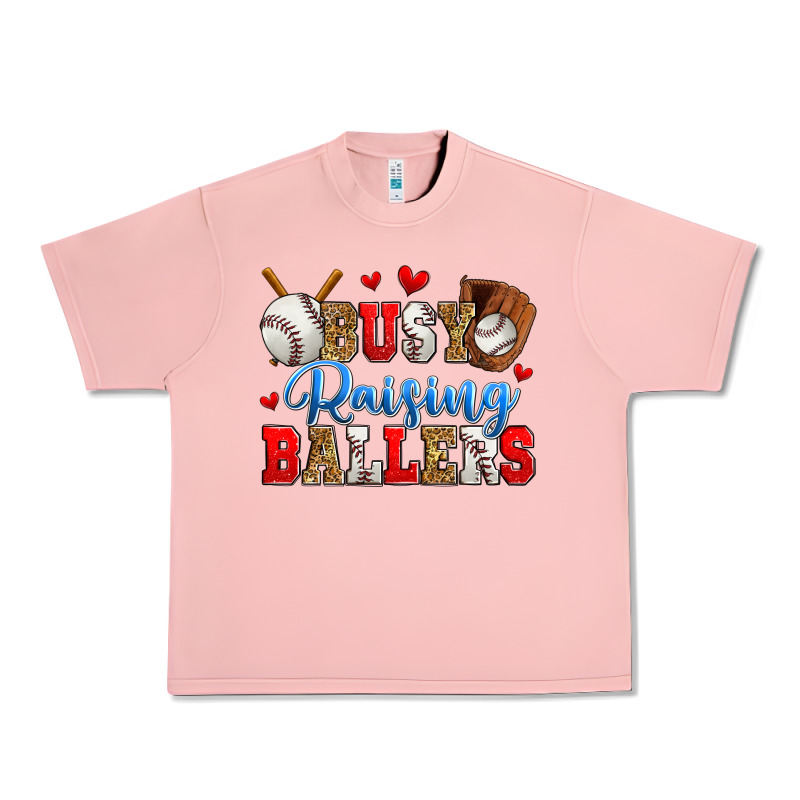 Busy Raising Ballers Baseball Urban Heavy Tee by Zillion Design Studio | Teevron
