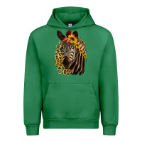 Emerald Zebra With Sunflowers Urban Hoodie - Bettercallsaul