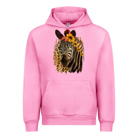 Fuchsia Pink Zebra With Sunflowers Urban Hoodie - Bettercallsaul