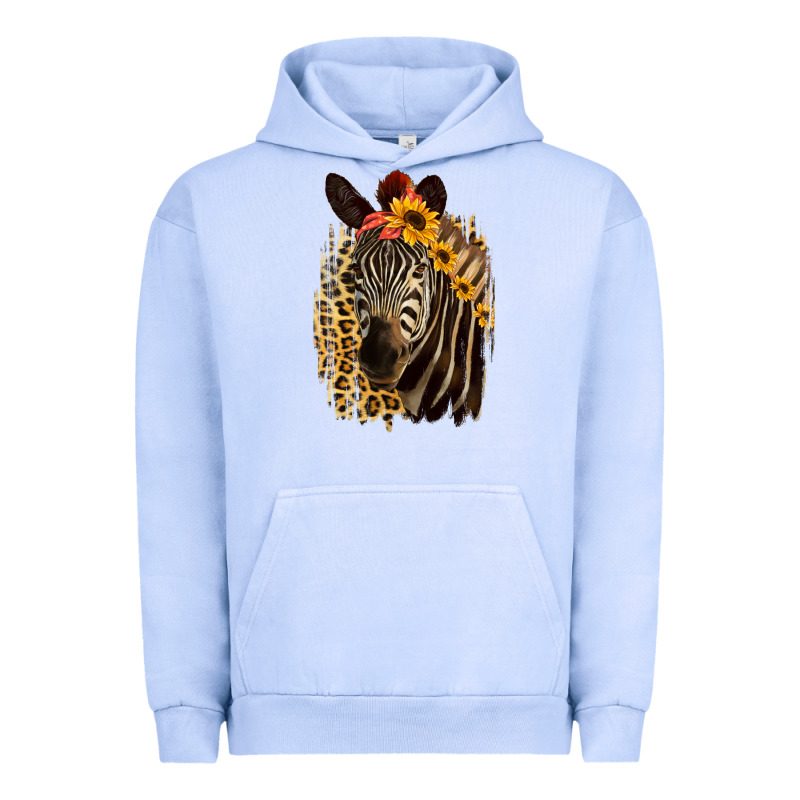 Zebra With Sunflowers Urban Hoodie by Bettercallsaul | Teevron