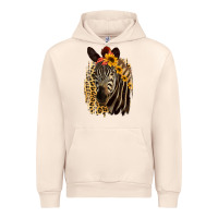Sandshell Zebra With Sunflowers Urban Hoodie - Bettercallsaul