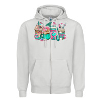 Dove Grey rt respiratory therapist coffee cups Zipper Hoodie - Jasminsmagicworld