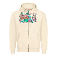 Sandshell rt respiratory therapist coffee cups Zipper Hoodie - Jasminsmagicworld