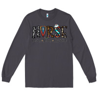 Smoke nurse caring strong essential Long Sleeve Tee - CowhideDigitalArt