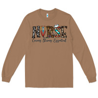 Toasted Coconut nurse caring strong essential Long Sleeve Tee - CowhideDigitalArt