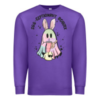 Purple egg ceptionally boujee Premium Sweatshirt - MaliasSmallBusiness