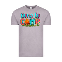 Vintage Zinc born to camp Vintage Tee - Zillion Design Studio