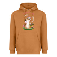 Meerkat Babies First Easter Girls Heavyweight Hoodie - Jasminsmagicworld