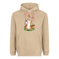 Mushroom Babies First Easter Girls Heavyweight Hoodie - Jasminsmagicworld