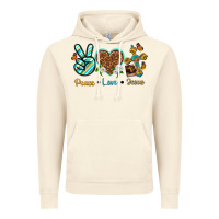 Vintage Artic peace love jesus Vintage Hoodie - texasbilliewilder