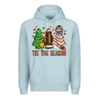 Blue Mist tis' the season american football christmas cakes bbs Premium Hoodie - BundleAndBundleShop