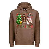 Chestnut tis' the season american football christmas cakes bbs Premium Hoodie - BundleAndBundleShop