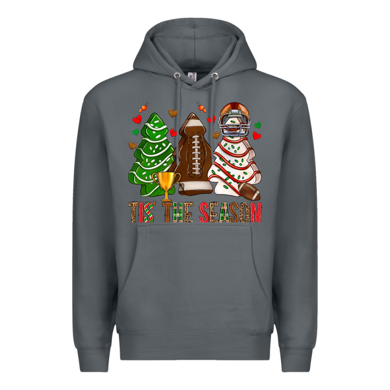 Tis' The Season American Football Christmas Cakes Bbs Premium Hoodie by BundleAndBundleShop | Teevron