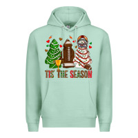 Seafoam tis' the season american football christmas cakes bbs Premium Hoodie - BundleAndBundleShop