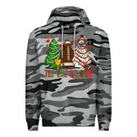 Slate Camo tis' the season american football christmas cakes bbs Premium Hoodie - BundleAndBundleShop