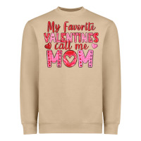 Mushroom my favorite valentine call me mom Heavyweight Sweatshirt - texasbilliewilder