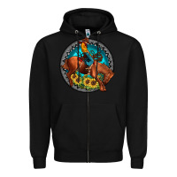 Black gemstone rodeo Zipper Hoodie - JahusDesignShop