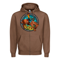 Chestnut gemstone rodeo Zipper Hoodie - JahusDesignShop