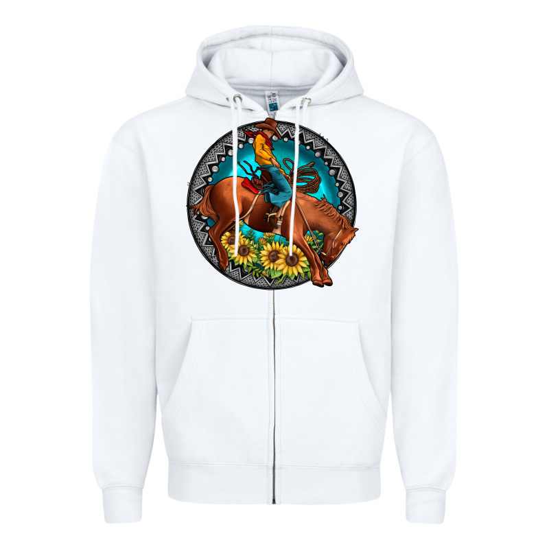 Gemstone Rodeo Zipper Hoodie by JahusDesignShop | Teevron