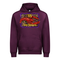 Mauve Wine mardi gras this the season lobster Urban Hoodie - RanaPortraitStore