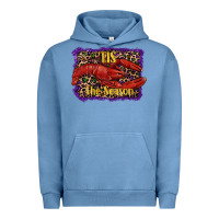 Pigment Pebble Blue mardi gras this the season lobster Urban Hoodie - RanaPortraitStore