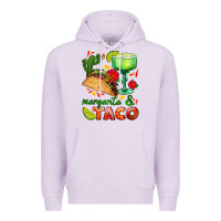 Lilac margarita and taco Premium Hoodie - AdoDesignShop