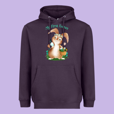 Babies First Easter Boys Heavyweight Hoodie Designed By Jasminsmagicworld