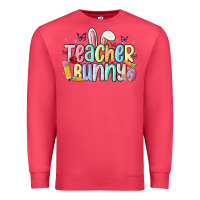 Cardinal teacher bunny Premium Sweatshirt - MaliasSmallBusiness