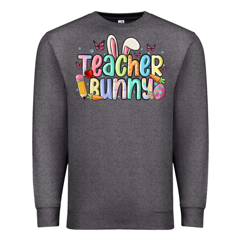 Teacher Bunny Premium Sweatshirt by MaliasSmallBusiness | Teevron